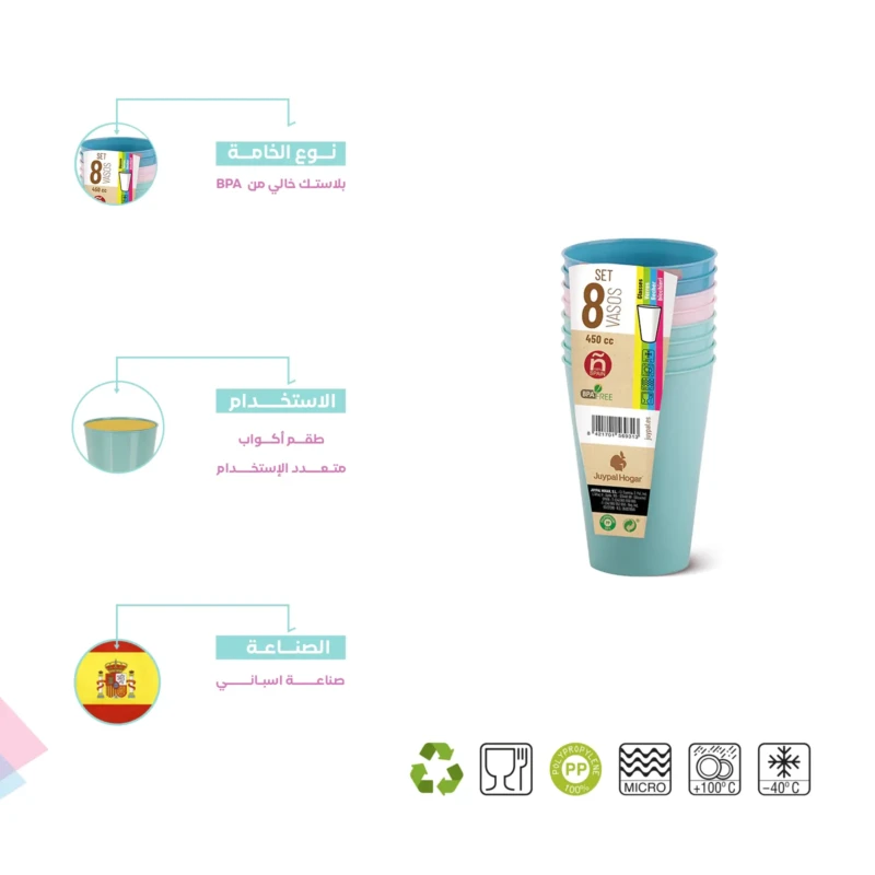 BPA free plastic cups suitable