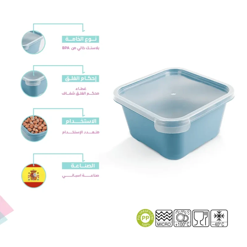 BPA free set of 3 Tapper food containers