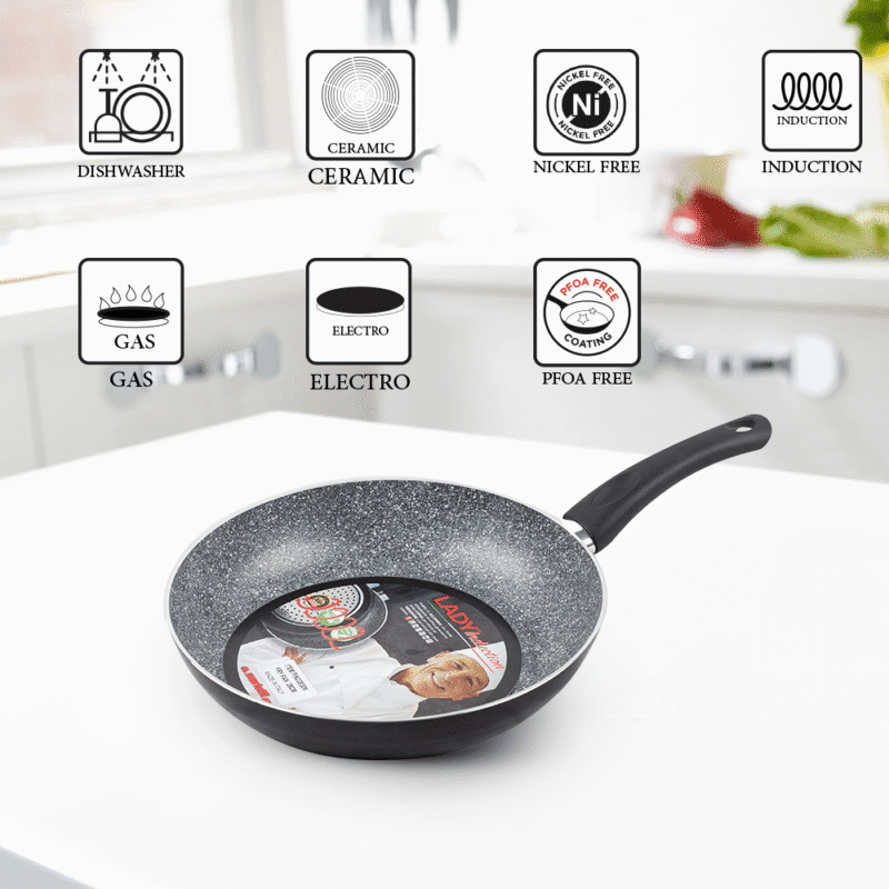 ⁦nonstick granite frying pan Different sizes⁩ - الصورة ⁦14⁩