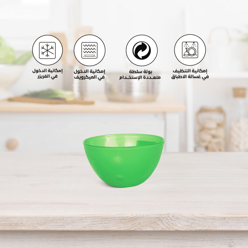 ⁦transparent bowl in different colors and sizes⁩ - الصورة ⁦3⁩