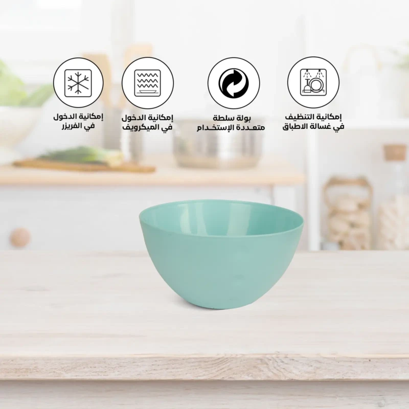dishwasher safe small multipurpose turquoise bowl