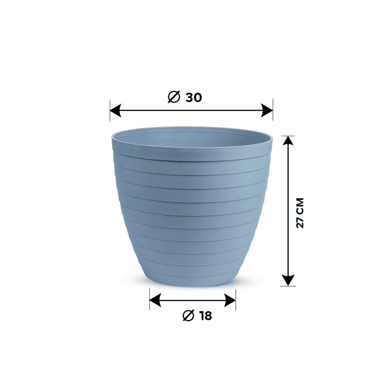 ⁦round flower pot design Suitable for use at different temperatures.⁩ - الصورة ⁦5⁩