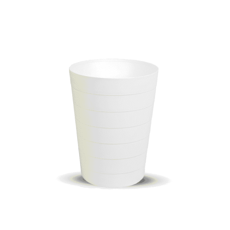 conical flower pot design Safe with all temperatures.