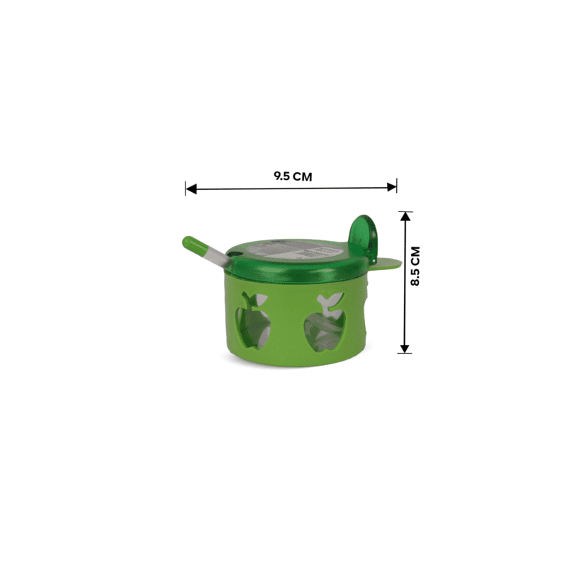⁦small sugar bowl with lid and spoon available in attractive colors⁩ - الصورة ⁦9⁩