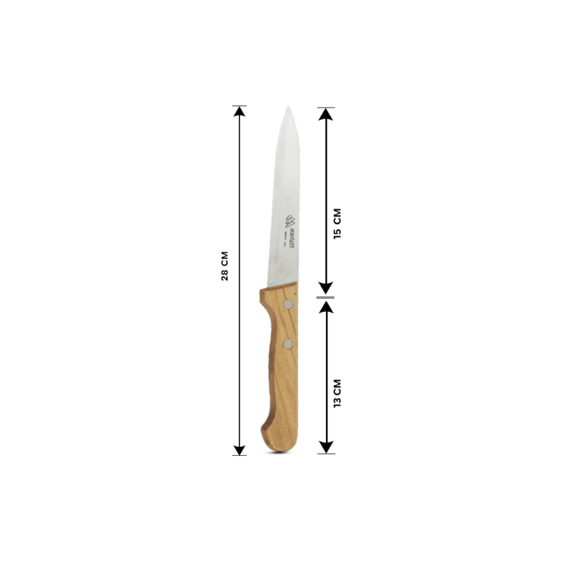 Multi Purpose kitchen knife with Wooden handle Different sizes - Image 5