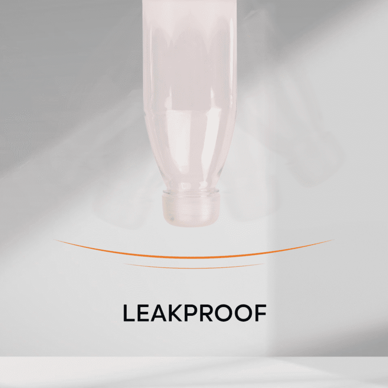 ⁦Transparent multi use water bottle 0.55L safe For freezer and dishwasher⁩ - الصورة ⁦3⁩