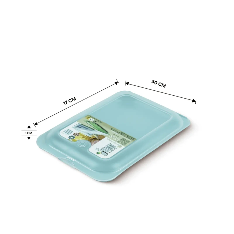 meat storage turquoise box with lids size details