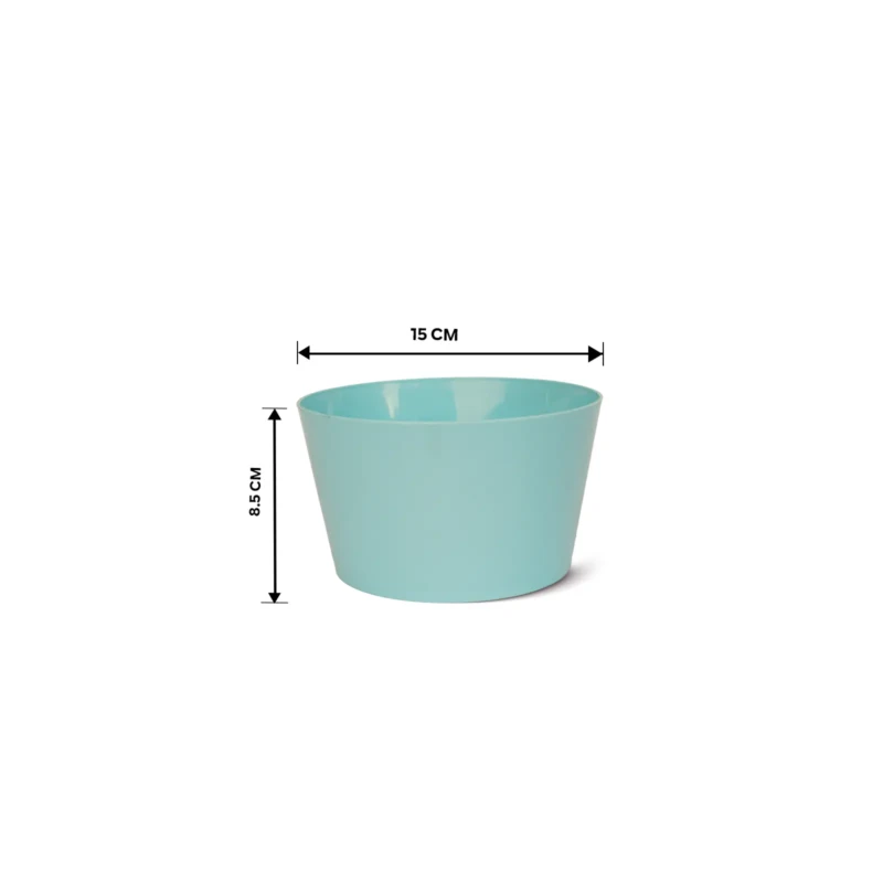 multipurpose turquoise bowl 1 L size details