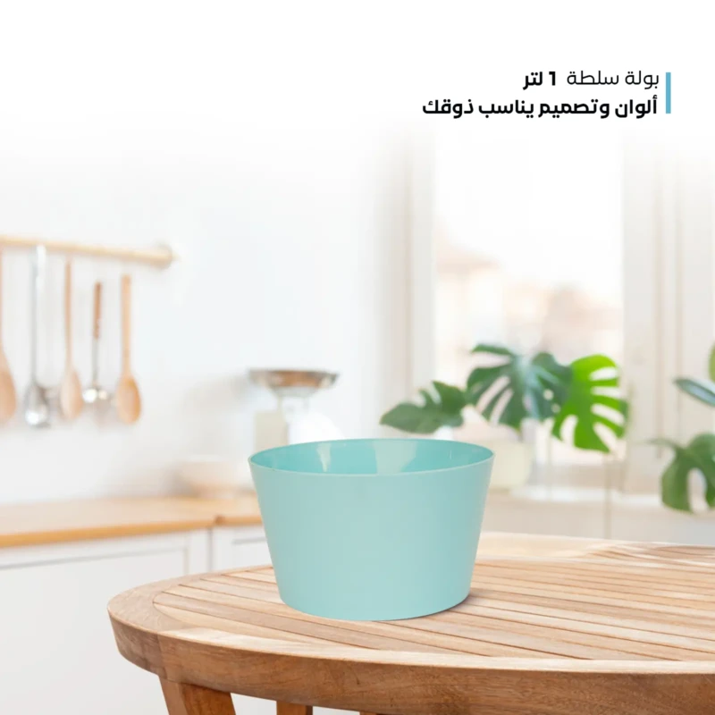 multipurpose turquoise bowl 1 L with stylish design