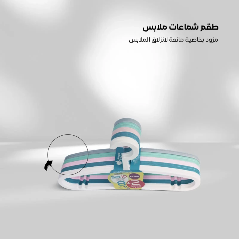 Non slip clothes hangers