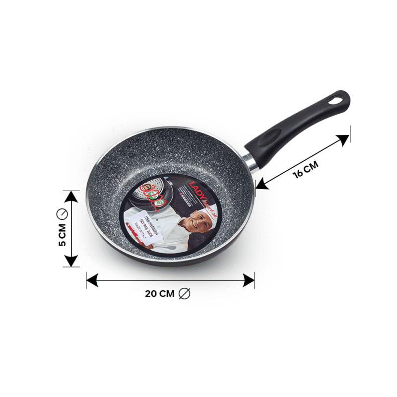 ⁦nonstick granite frying pan Different sizes⁩ - الصورة ⁦4⁩