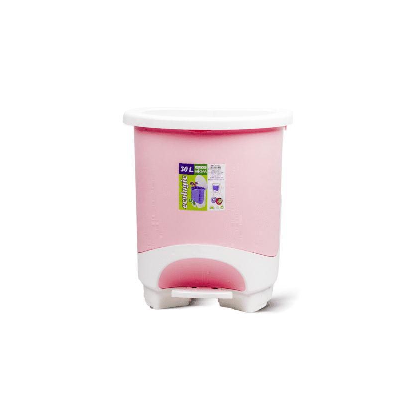 plastic trash bin with pedal Made of strong and elegant Spanish plastic