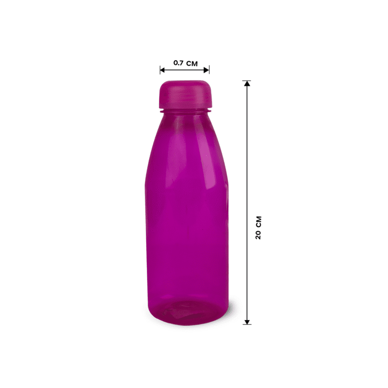 ⁦Transparent multi use water bottle 0.55L safe For freezer and dishwasher⁩ - الصورة ⁦28⁩