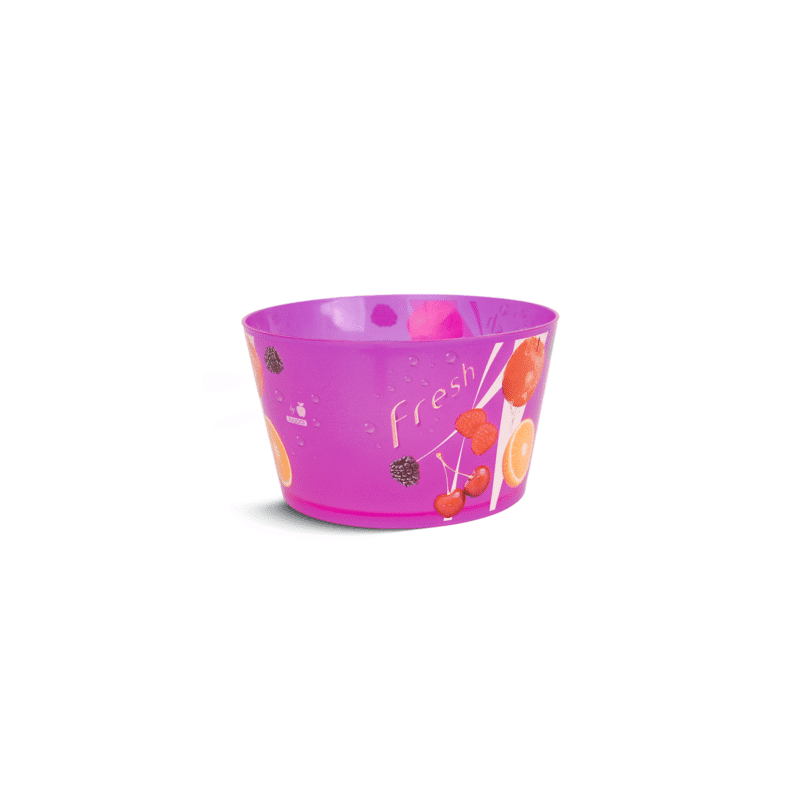 ⁦transparent plastic salad bowl BPA-free for health maintenance⁩ - الصورة ⁦21⁩