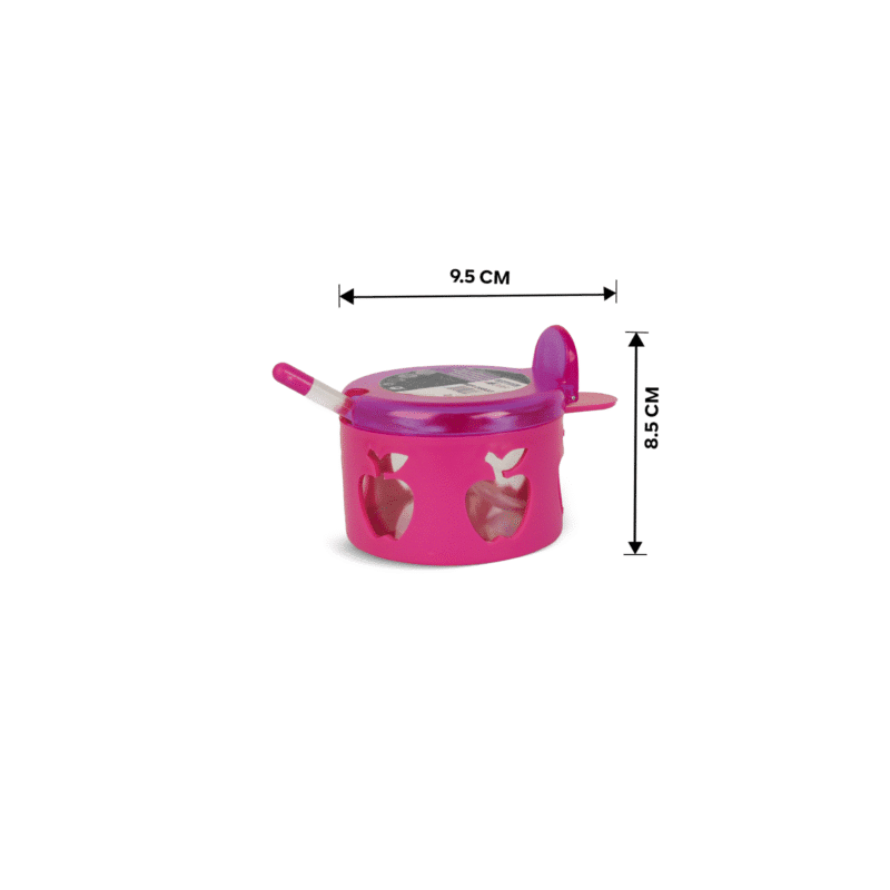 ⁦small sugar bowl with lid and spoon available in attractive colors⁩ - الصورة ⁦21⁩