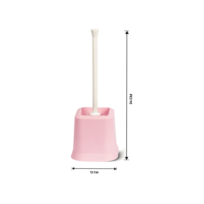 ⁦square toilet brush with holder High durability Spanish plastic⁩ - الصورة ⁦5⁩