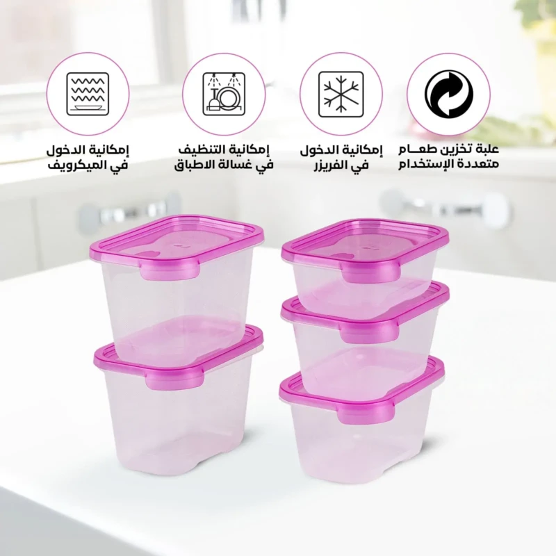 pink tapper fresh food box microwave safe