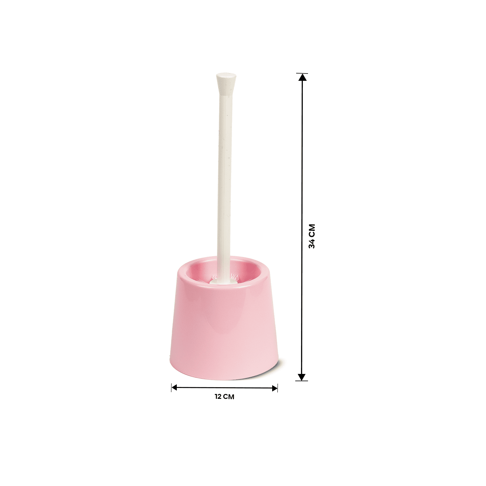 Plastic toilet brush beige and pink color | Spanish made of PP - الصورة 20