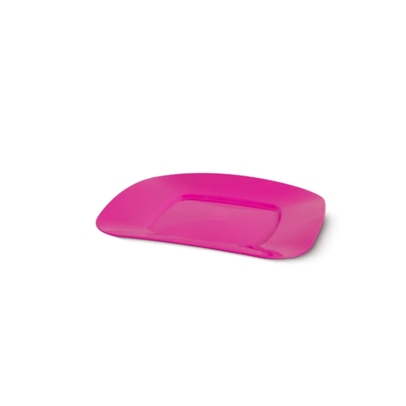 plastic multipurpose pink plate