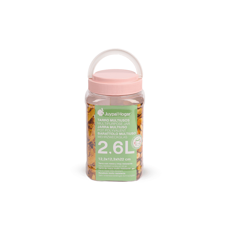 plastic jar with lid and handle PBA-free - Image 11