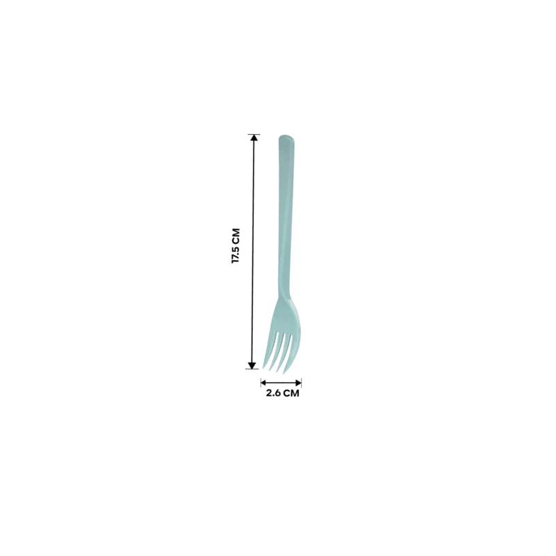 reusable plastic fork set available in different color - Image 4