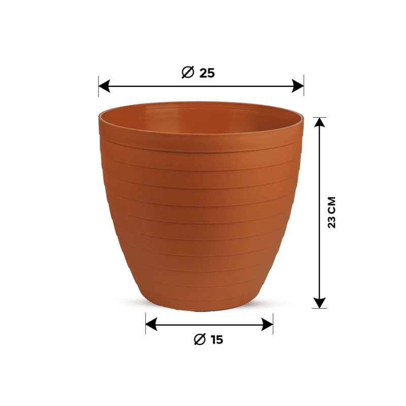 ⁦round flower pot design Suitable for use at different temperatures.⁩ - الصورة ⁦11⁩