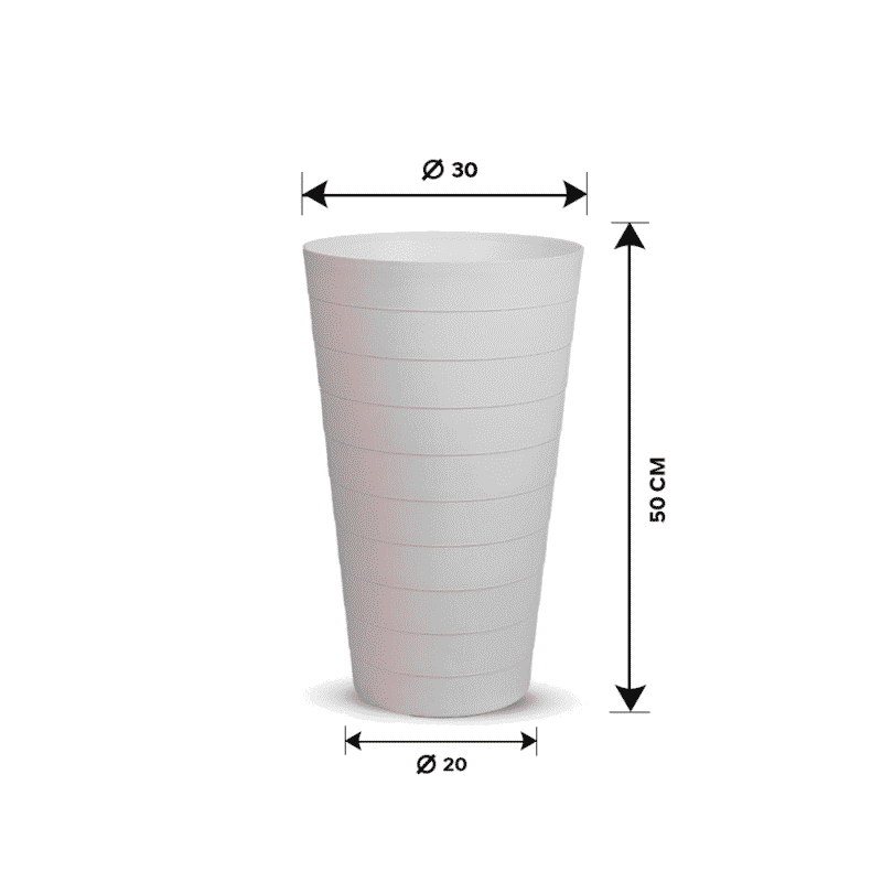 ⁦conical flower pot design Safe with all temperatures.⁩ - الصورة ⁦10⁩