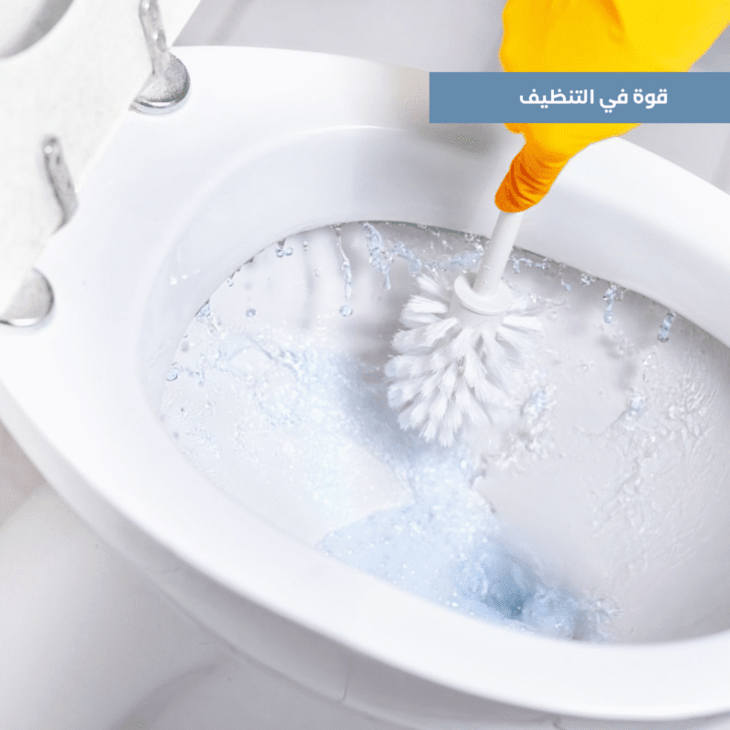 toilet brush with holder Made of environmentally friendly polypropylene - Image 4