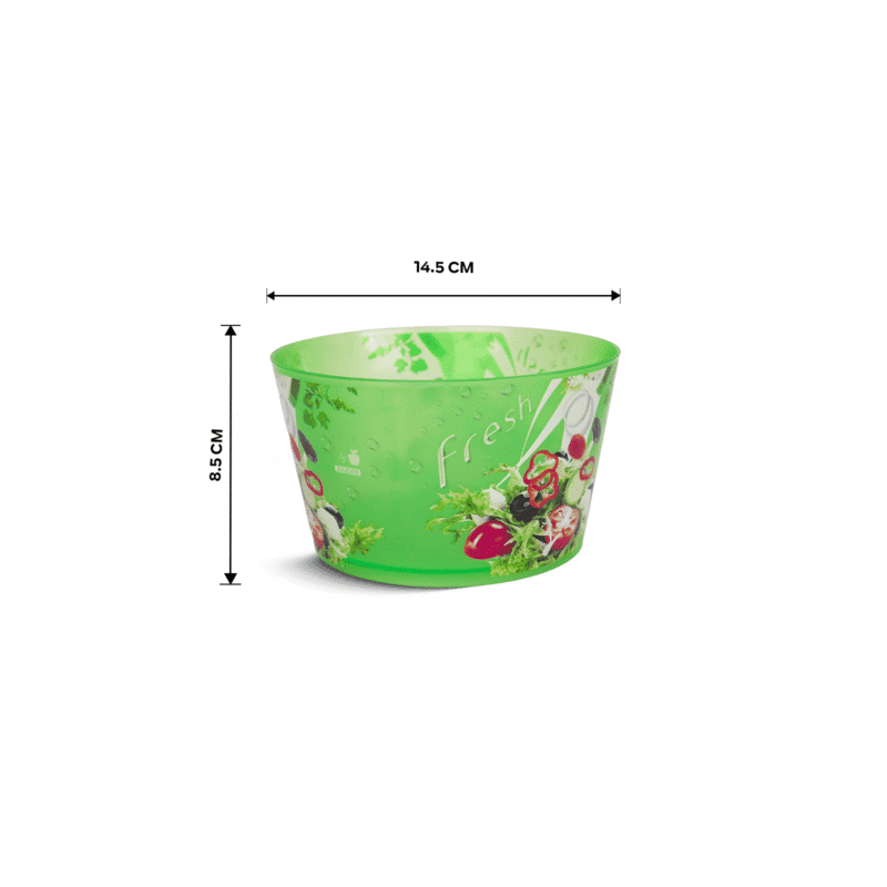 ⁦transparent plastic salad bowl BPA-free for health maintenance⁩ - الصورة ⁦35⁩