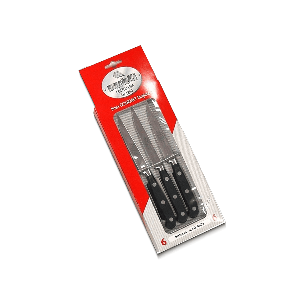 serrated knives set for cutting vegetables