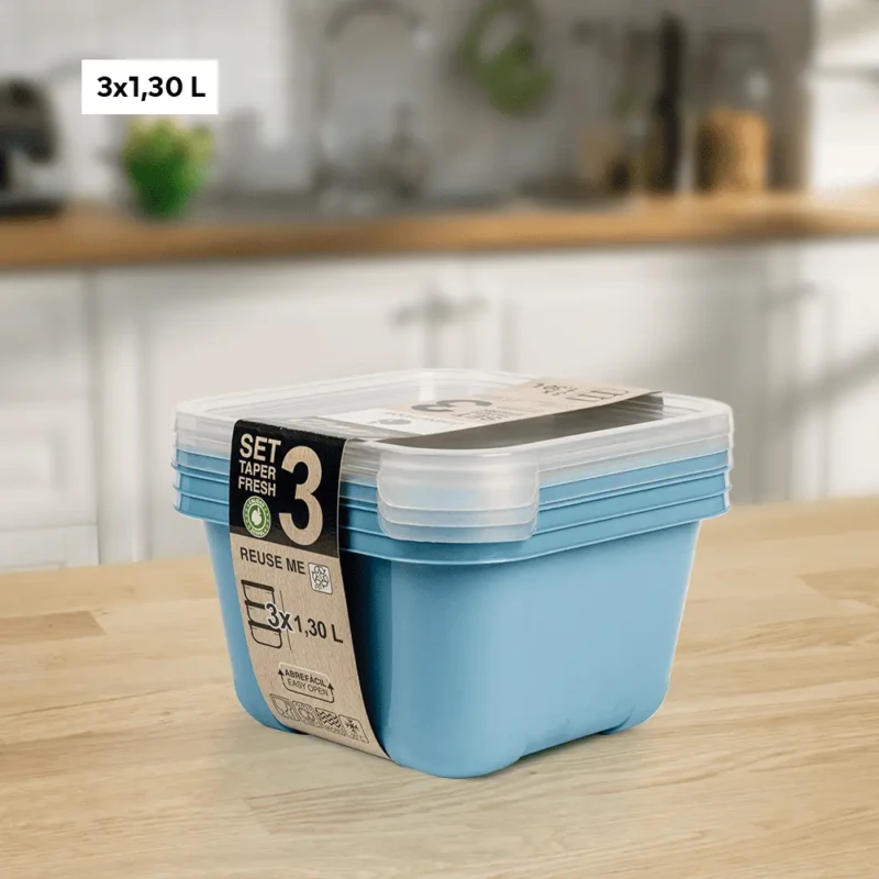 Set of 3 food containers – 1.30 liters per box
