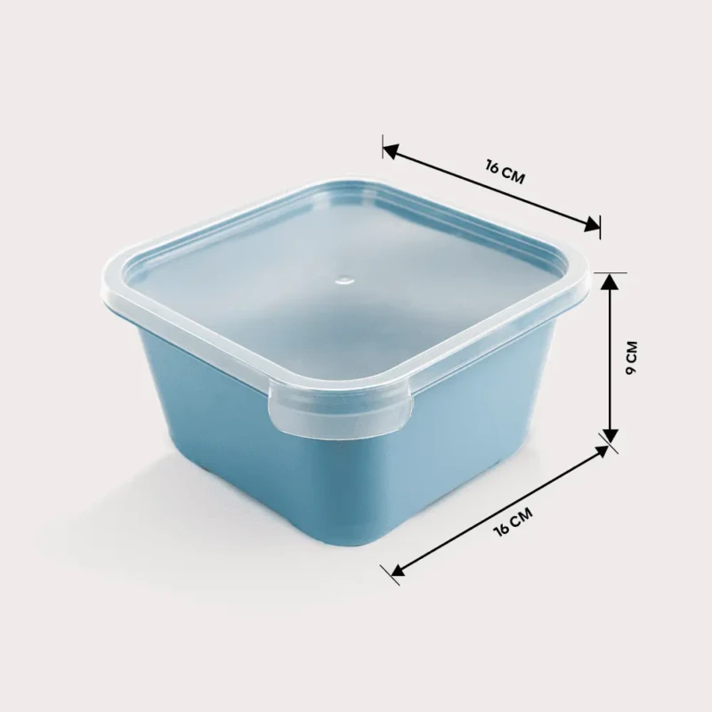 Set of 3 Tapper fresh food boxes size details