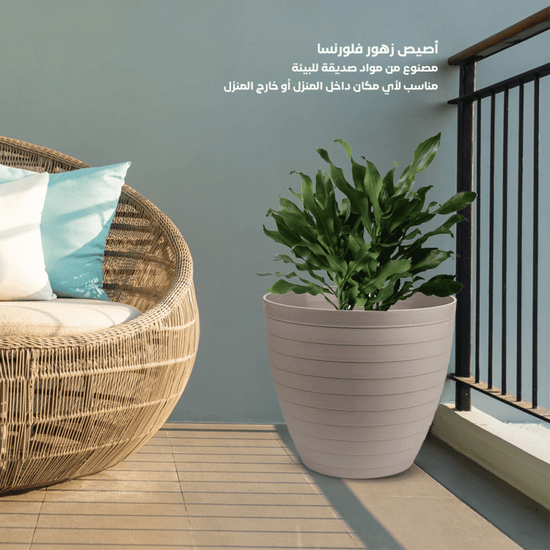 ⁦round flower pot design Suitable for use at different temperatures.⁩ - الصورة ⁦16⁩