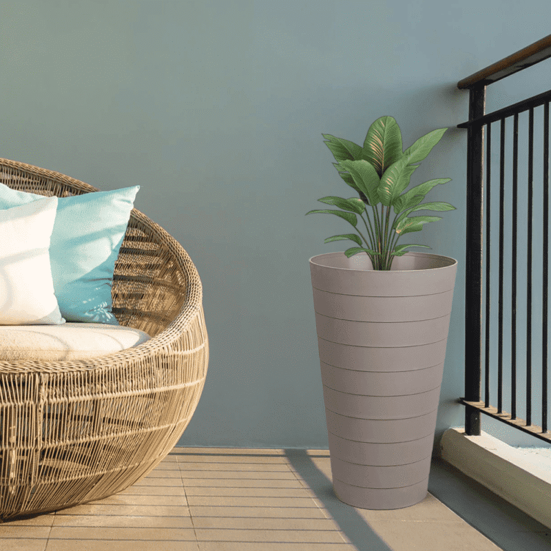 ⁦conical flower pot design Safe with all temperatures.⁩ - الصورة ⁦21⁩