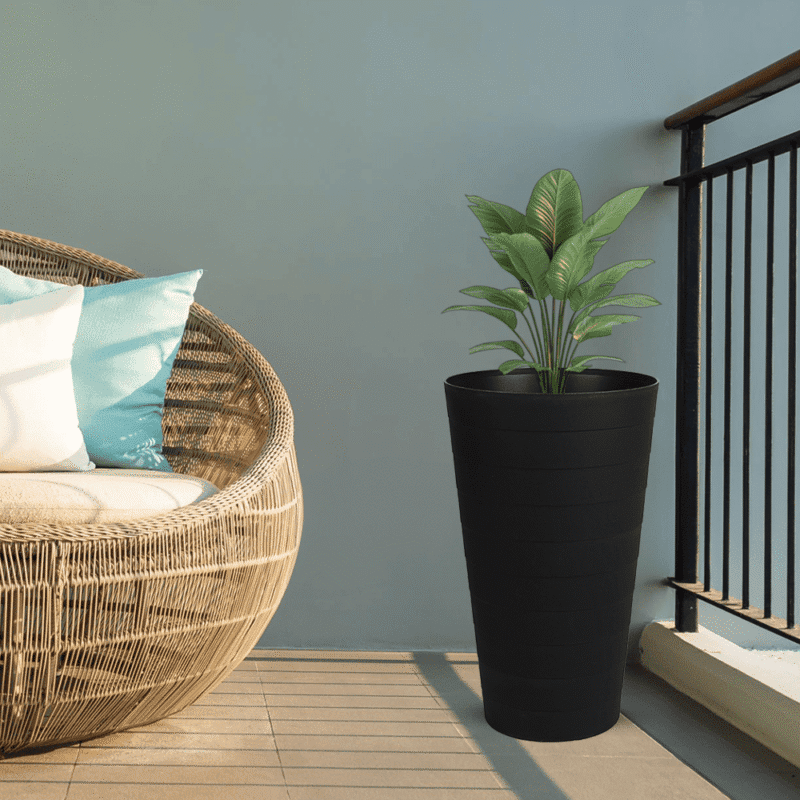 ⁦conical flower pot design Safe with all temperatures.⁩ - الصورة ⁦27⁩