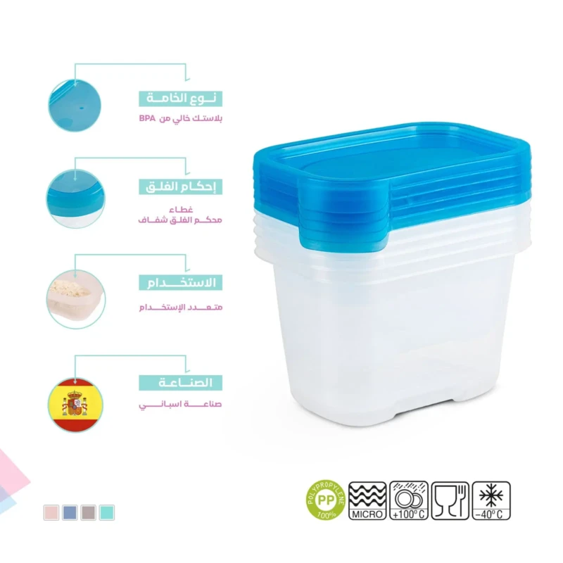 Spanish made blue tapper fresh food box