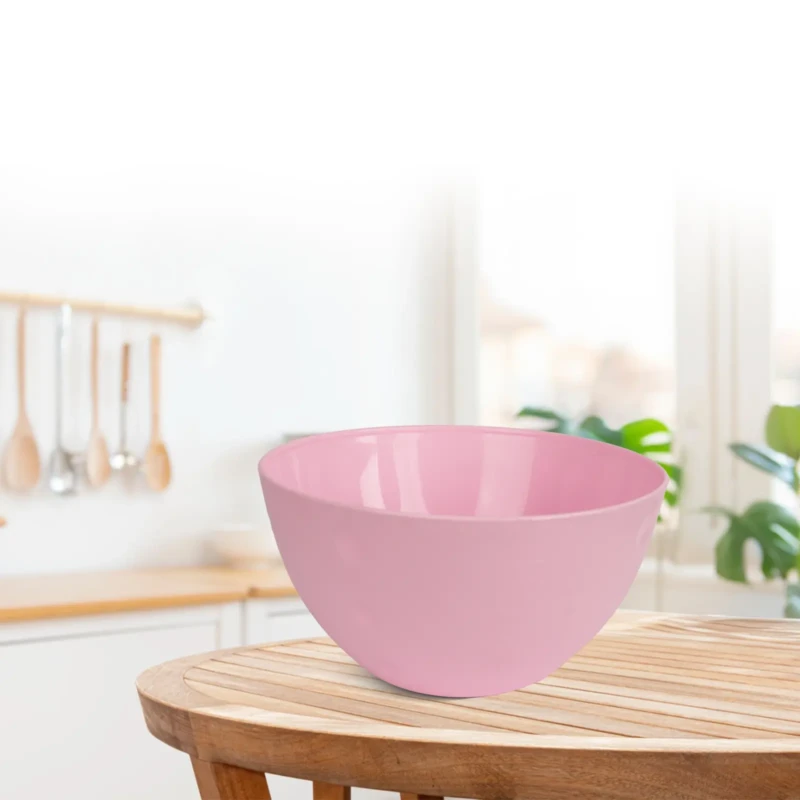 spanish made multi pink bowl 5L