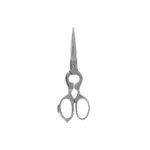 stainless steel scissors with crack hole in middle Size 21 CM