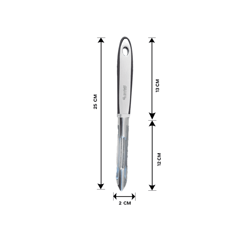 stainless steel zucchini corer with Double-Sided Silicone Handle - Image 3