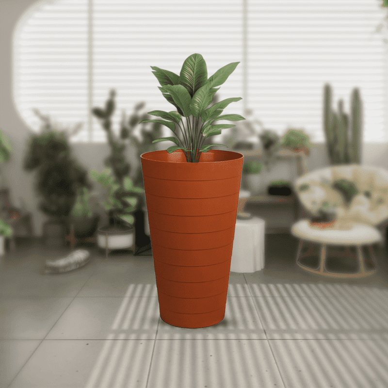 ⁦conical flower pot design Safe with all temperatures.⁩ - الصورة ⁦40⁩