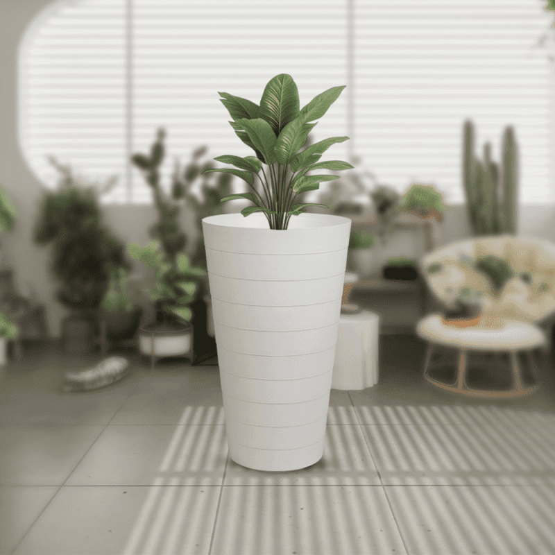 ⁦conical flower pot design Safe with all temperatures.⁩ - الصورة ⁦34⁩