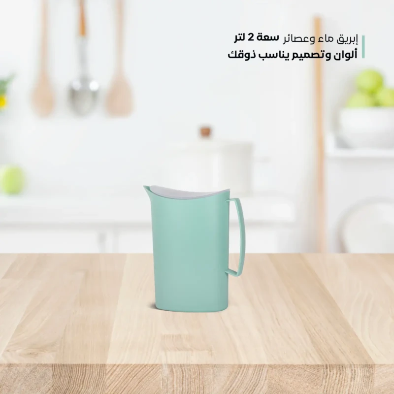 stylish design versatile turquoise plastic jug with handle