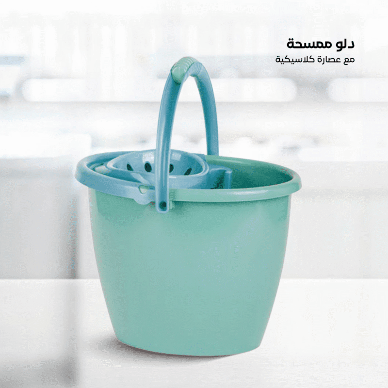 ⁦mob bucket with wringer 14L Made of Spanish eco-friendly plastic⁩ - الصورة ⁦14⁩