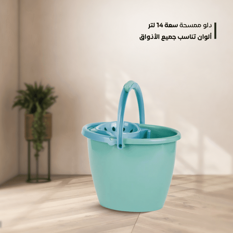 ⁦mob bucket with wringer 14L Made of Spanish eco-friendly plastic⁩ - الصورة ⁦15⁩