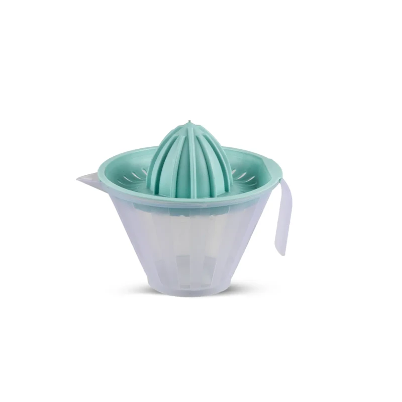 turquoise manual citrus juicer for 2 cups