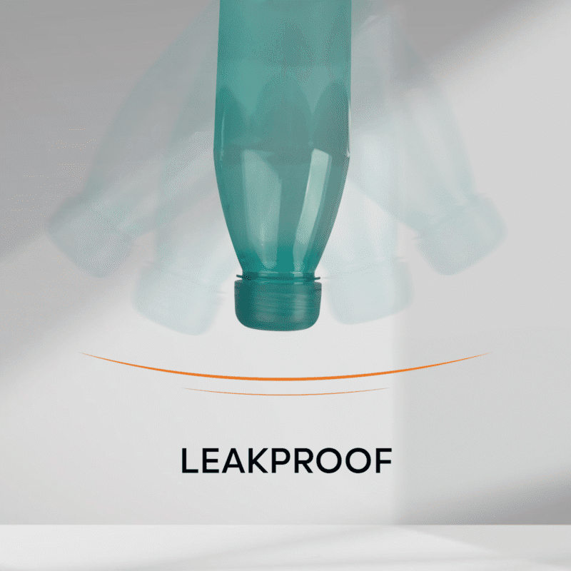 ⁦Transparent multi use water bottle 0.55L safe For freezer and dishwasher⁩ - الصورة ⁦35⁩