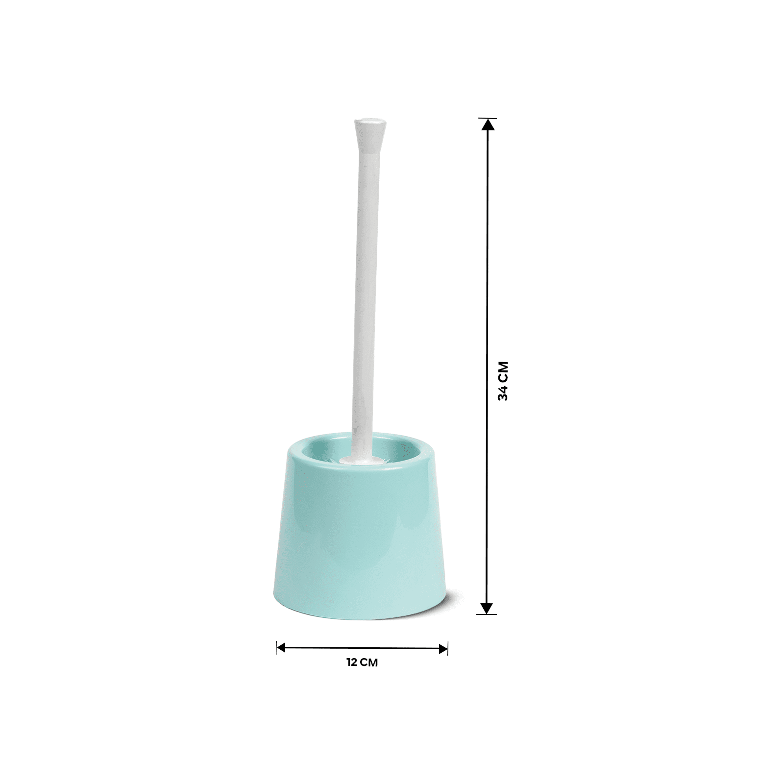 Plastic toilet brush beige and pink color | Spanish made of PP - الصورة 27