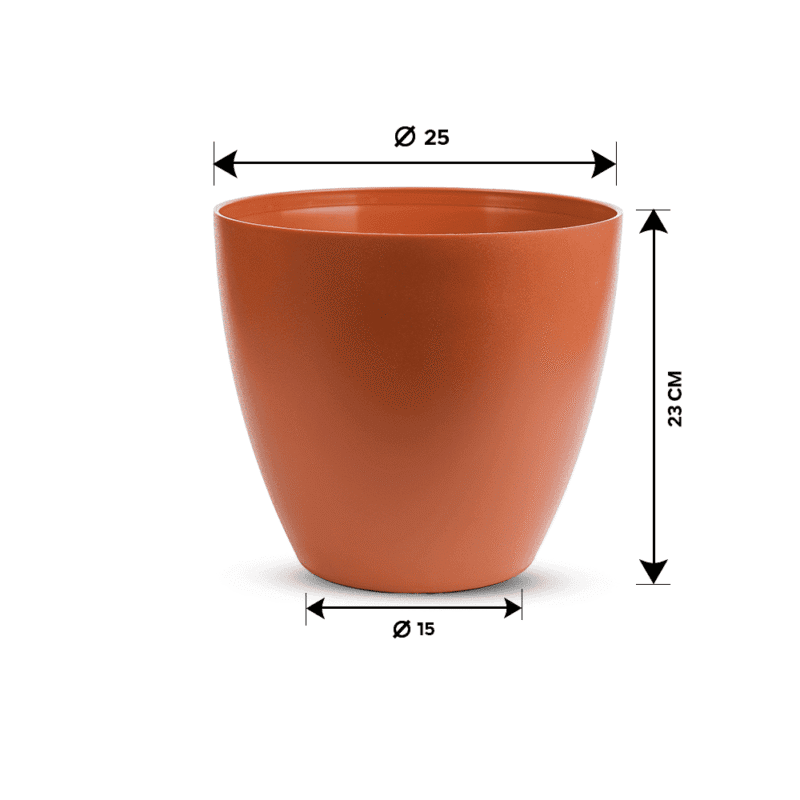 ⁦venezia round flower pot design Resistant to weather and heat fluctuations⁩ - الصورة ⁦8⁩