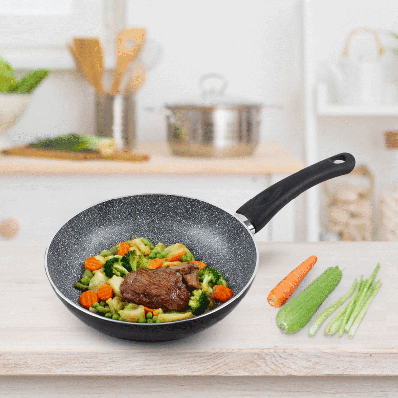 ⁦nonstick granite frying pan Different sizes⁩ - الصورة ⁦13⁩