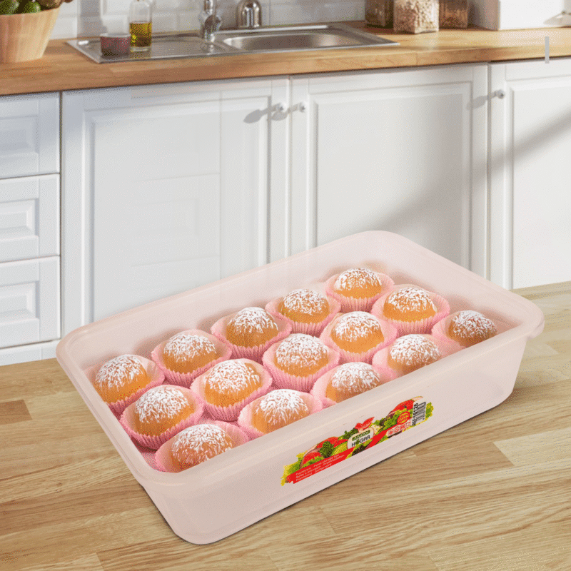 versatile food container with desserts design on the lid